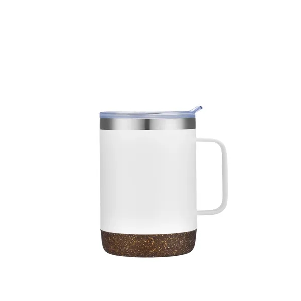 12 oz camper mug with powdered finish and cork base that... from ASI 68190 Lungsal / Lungsal