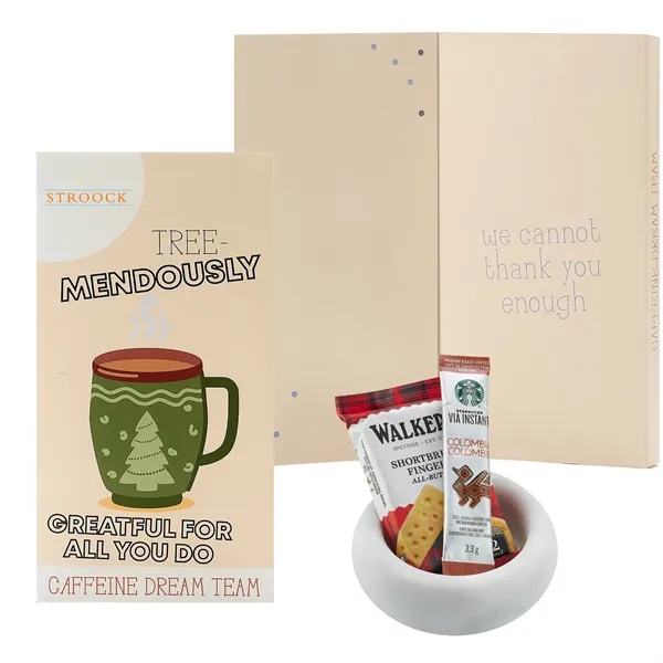 Instant coffee with shortbread cookies and holiday greeting card... from ASI 71685 Midnite Snax®