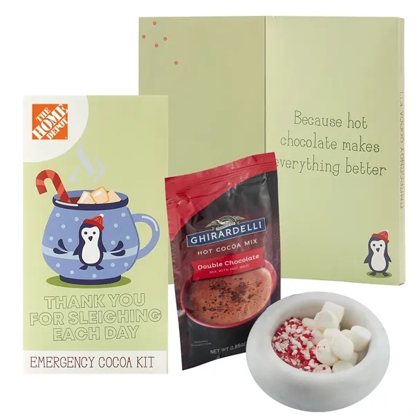 Hot cocoa mix with marshmallows, crushed peppermint, and a holiday card... from ASI 71685 Midnite Snax®