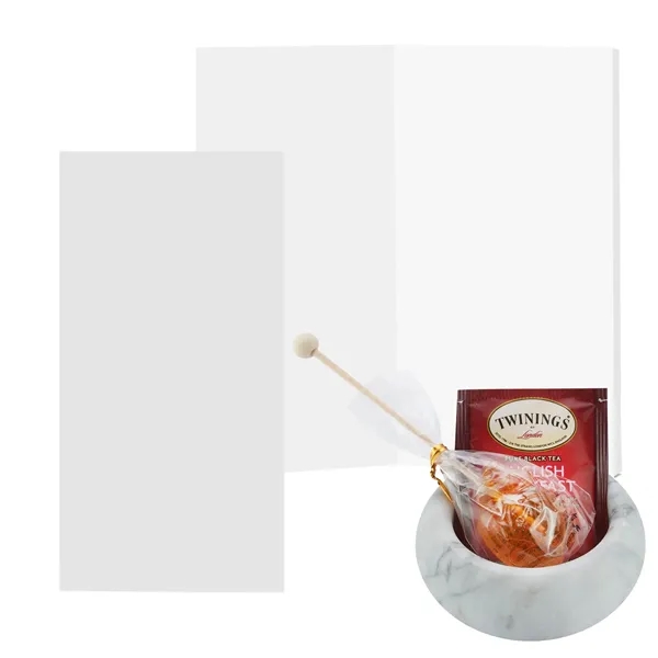 Tea bag with a honey stick and thoughtful greeting card... from ASI 71685 Midnite Snax®
