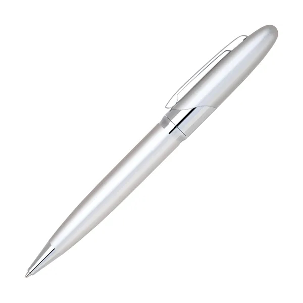 Aluminum twist-action ballpoint pen with a hi-gloss anodized barrel and chrome... from ASI 68190 Lungsal / Lungsal