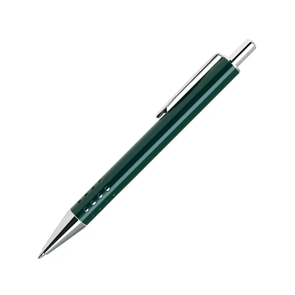 Aluminum click-action ballpoint pen with a smooth barrel that's available in... from ASI 68190 Lungsal / Lungsal