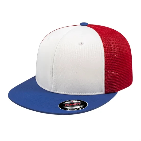 Flexfit® performance polyester spandex mesh trucker cap... from ASI 43792 Cap America Inc