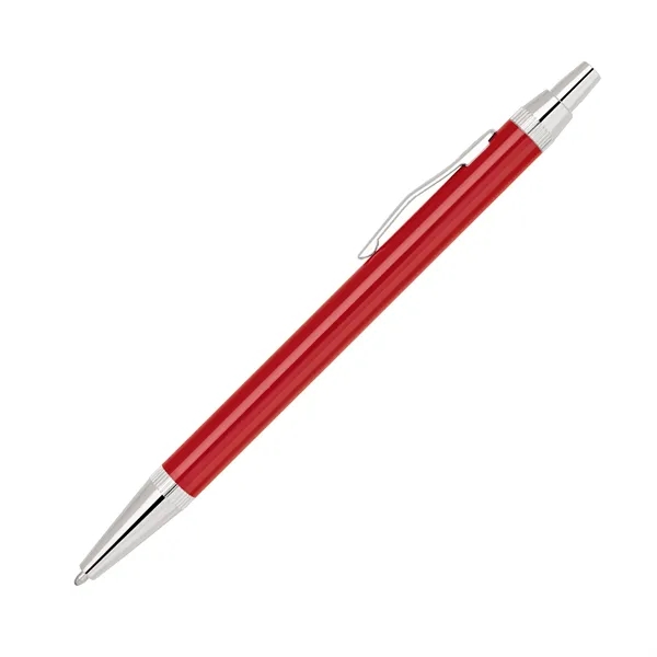 Click action ballpoint pen with rich enamel color and shiny silver... from ASI 68190 Lungsal / Lungsal