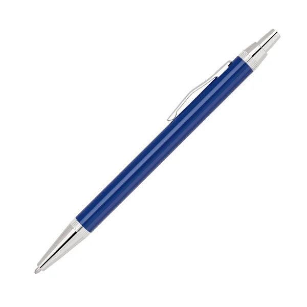 Click action ballpoint pen with rich enamel color and shiny silver... from ASI 68190 Lungsal / Lungsal