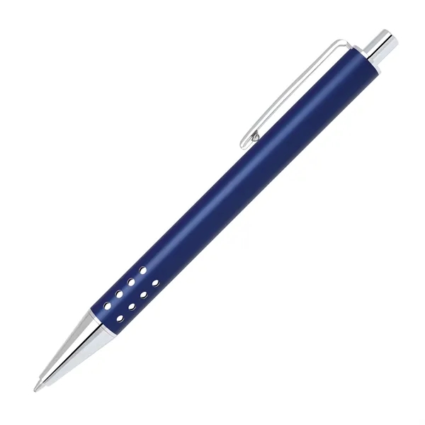 Brass click-action pen with a matte lacquer finish barrel and a... from ASI 68190 Lungsal / Lungsal