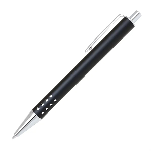 Brass click-action pen with a matte lacquer finish barrel and a... from ASI 68190 Lungsal / Lungsal