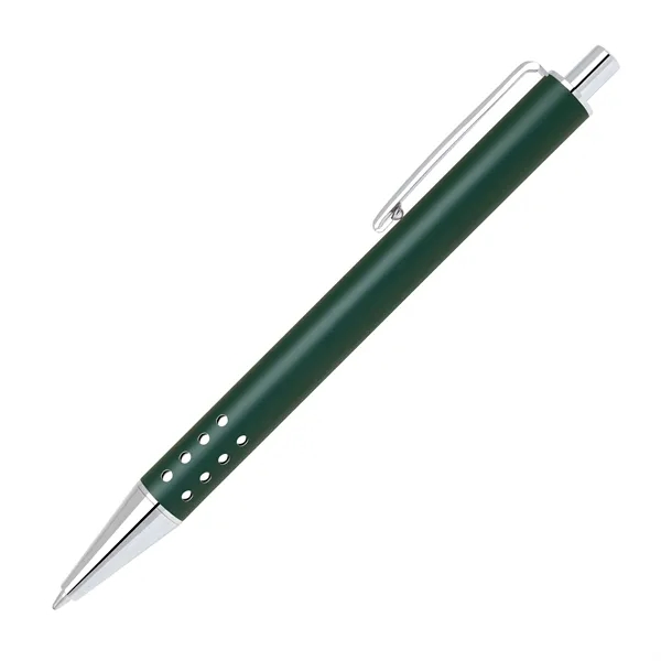 Brass click-action pen with a matte lacquer finish barrel and a... from ASI 68190 Lungsal / Lungsal