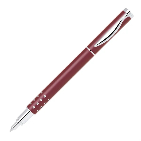 Metal cap-off rollerball pen with a matte lacquer finish and shining... from ASI 68190 Lungsal / Lungsal