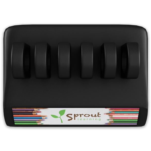 Brandable, clean, organized, and adhesive-free, this desktop cord organizer features a... from ASI 91411 Toddy Gear