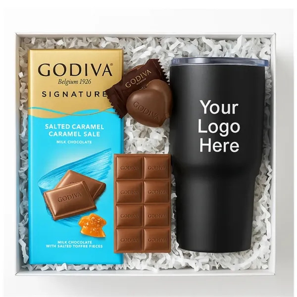Godiva Chocolates and Tumbler Gift Box... from ASI 89971 Stuff A Mug