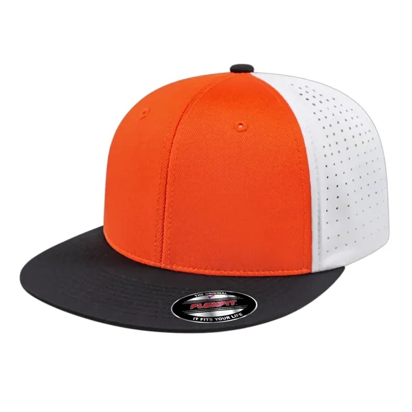 Flexfit® perforated polyester blend performance cap with UV guard... from ASI 43792 Cap America Inc