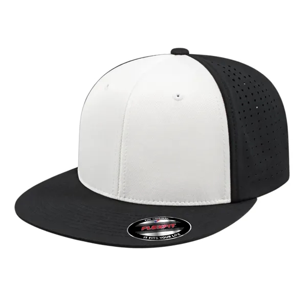 Flexfit® perforated polyester blend performance cap with UV guard... from ASI 43792 Cap America Inc