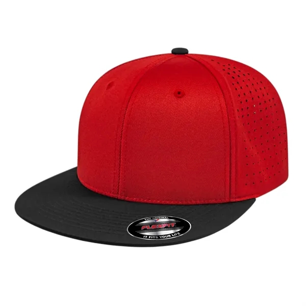 Flexfit® perforated polyester blend performance cap with UV guard... from ASI 43792 Cap America Inc