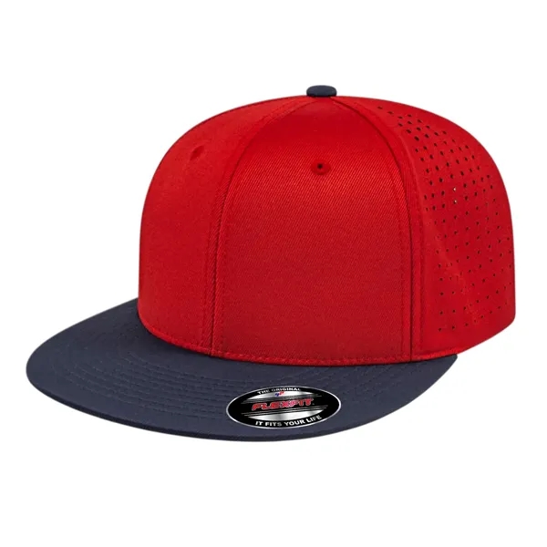 Flexfit® perforated polyester blend performance cap with UV guard... from ASI 43792 Cap America Inc