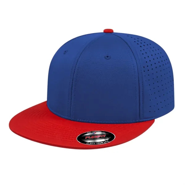 Flexfit® perforated polyester blend performance cap with UV guard... from ASI 43792 Cap America Inc