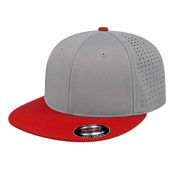 Flexfit® perforated polyester blend performance cap with UV guard... from ASI 43792 Cap America Inc