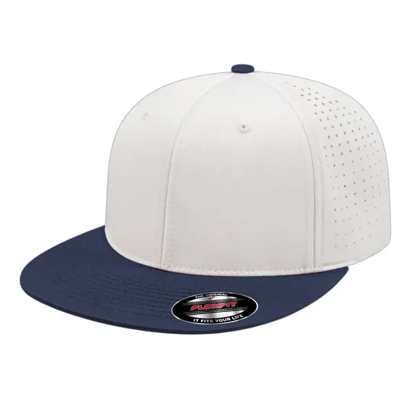 Flexfit® perforated polyester blend performance cap with UV guard... from ASI 43792 Cap America Inc