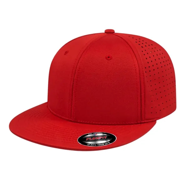 Flexfit® perforated polyester blend performance cap with UV guard... from ASI 43792 Cap America Inc