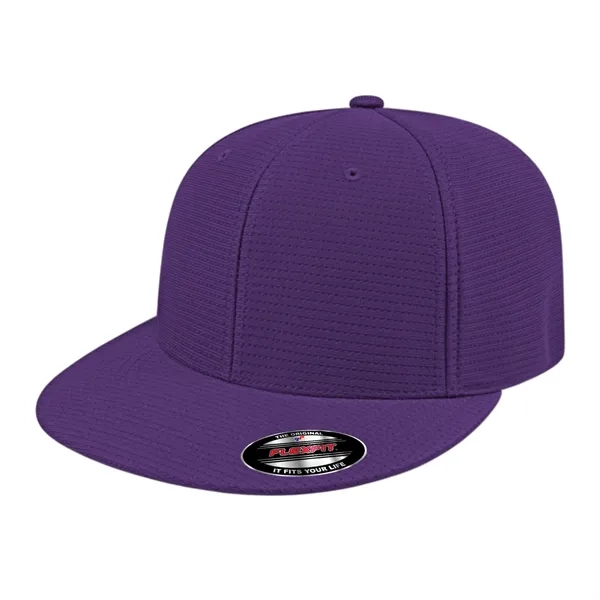 Flexfit® aerated polyester cap with  shapeable flat round visor and... from ASI 43792 Cap America Inc