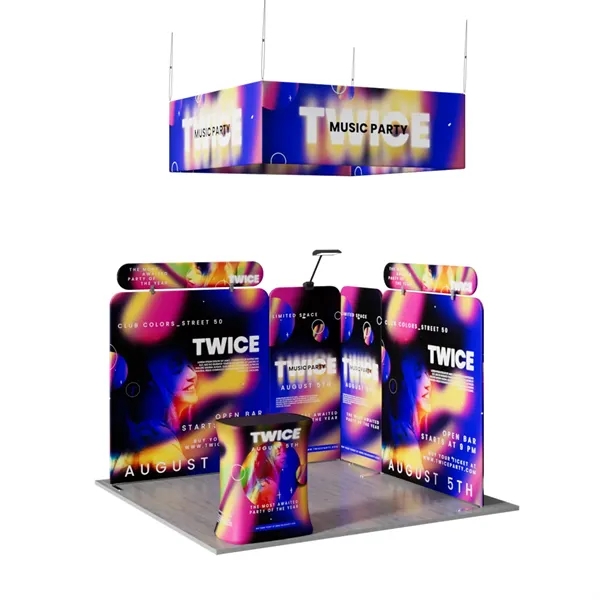 10'x10' Booth Display Kit A, lightweight frame, full color on all... from ASI 49891 Discount Marketing Products / DMP
