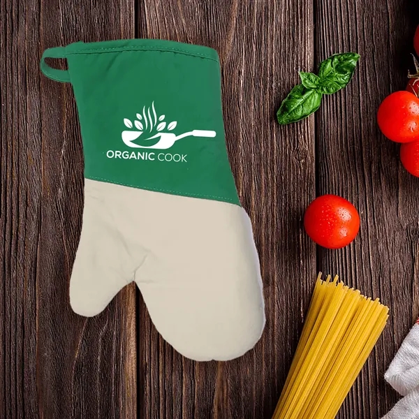 Oven mitt with a heavy-duty magnet sewn into the sleeve... from ASI 54040 Fey Promo / Mi Line by Fey