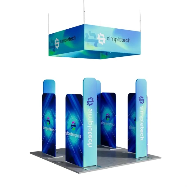 10'x10' Booth Display Kit L, lightweight frame, full color on all... from ASI 49891 Discount Marketing Products / DMP