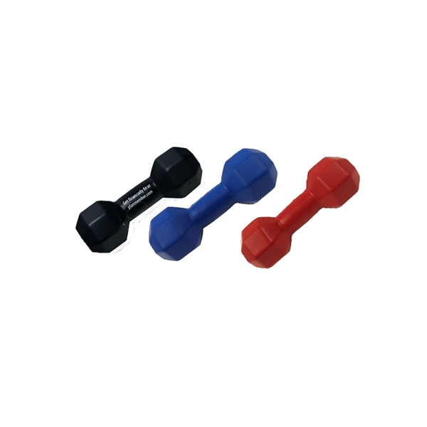 Stress reliever in barbell shape and black color.... from ASI 74779 O & S Supply Company LLC / O & S Supply Company