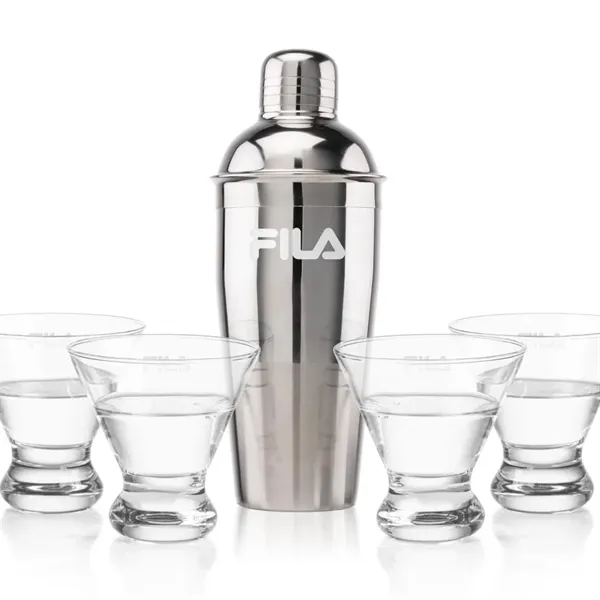 The Catania Shaker & Cocktail Set with 2 Martini Glasses offers... from ASI 84592 St Regis Group / St Regis