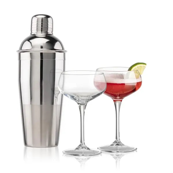 The Catania Shaker & Cocktail Set includes a sleek stainless steel... from ASI 84592 St Regis Group