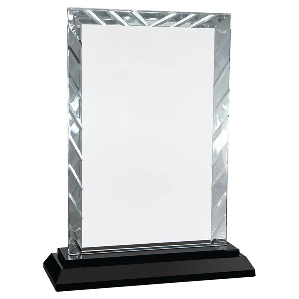6 1/4" x 2" x 8" rectangular accented 3/8" thick glass... from ASI 74601 Calico