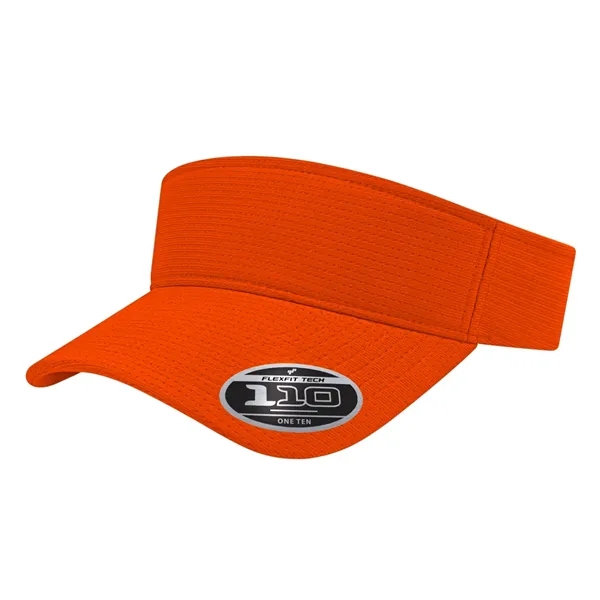 Polyester Flexfit 100® aerated performance sun visor with pre-curved visor, moisture-wicking... from ASI 43792 Cap America Inc