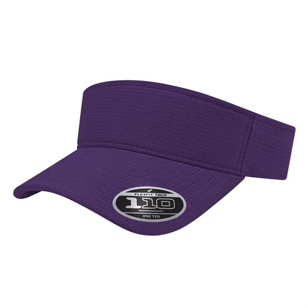 Polyester Flexfit 100® aerated performance sun visor with pre-curved visor, moisture-wicking... from ASI 43792 Cap America Inc