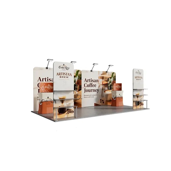10'x20' Booth Display Kit A, lightweight frame, full color on all... from ASI 49891 Discount Marketing Products / DMP