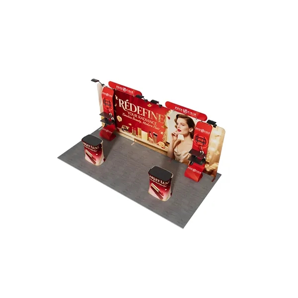 10'x20' Booth Display Kit B, lightweight frame, full color on all... from ASI 49891 Discount Marketing Products / DMP