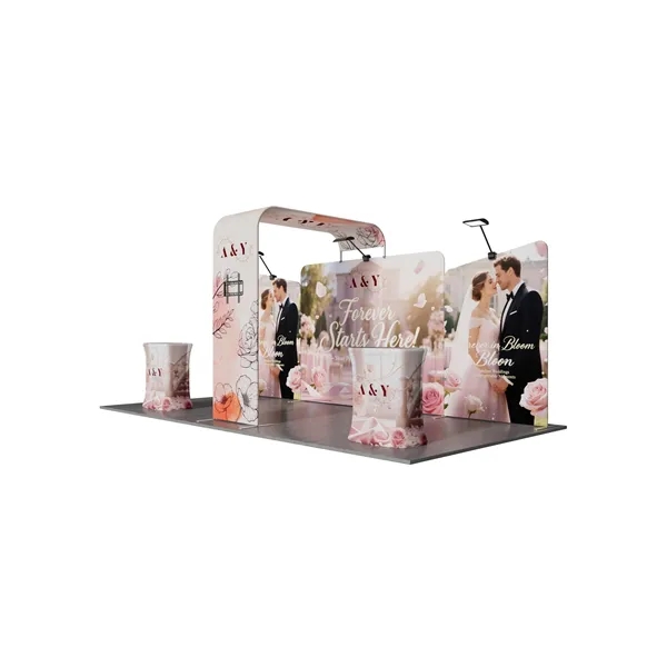 10'x20' Booth Display Kit F, lightweight frame, full color on all... from ASI 49891 Discount Marketing Products / DMP