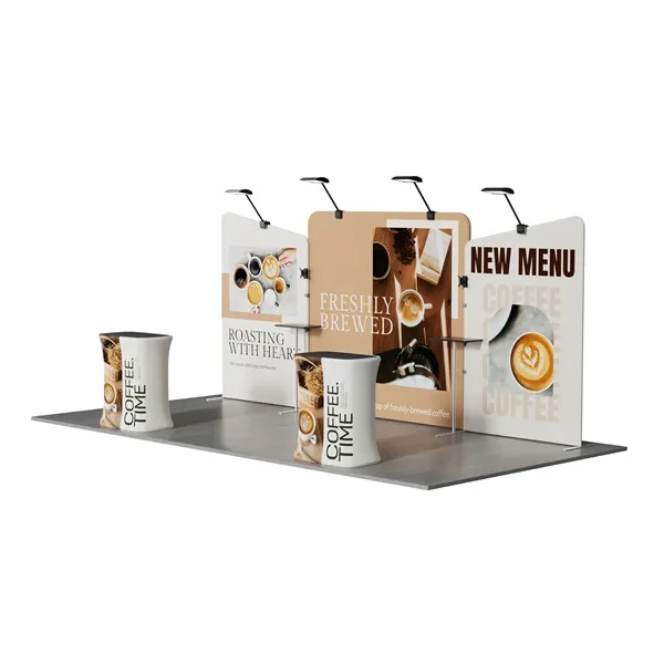 10'x20' Booth Display Kit G, lightweight frame, full color on all... from ASI 49891 Discount Marketing Products / DMP