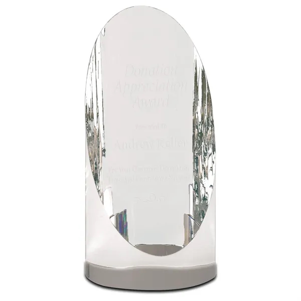 2 3/4" x 5 1/2" x 2 3/4" crystal award with... from ASI 74601 Calico