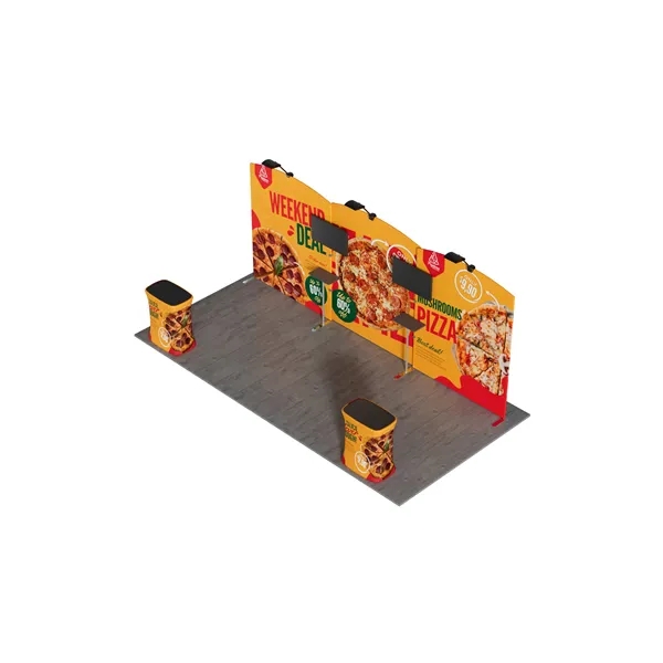 10'x20' Booth Display Kit P, lightweight frame, full color on all... from ASI 49891 Discount Marketing Products / DMP