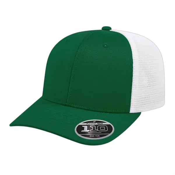 Polyester spandex performance mesh trucker cap with plastic snap closure.... from ASI 43792 Cap America Inc
