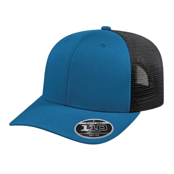 Polyester spandex performance mesh trucker cap with plastic snap closure.... from ASI 43792 Cap America Inc