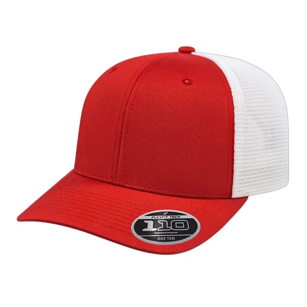 Polyester spandex performance mesh trucker cap with plastic snap closure.... from ASI 43792 Cap America Inc