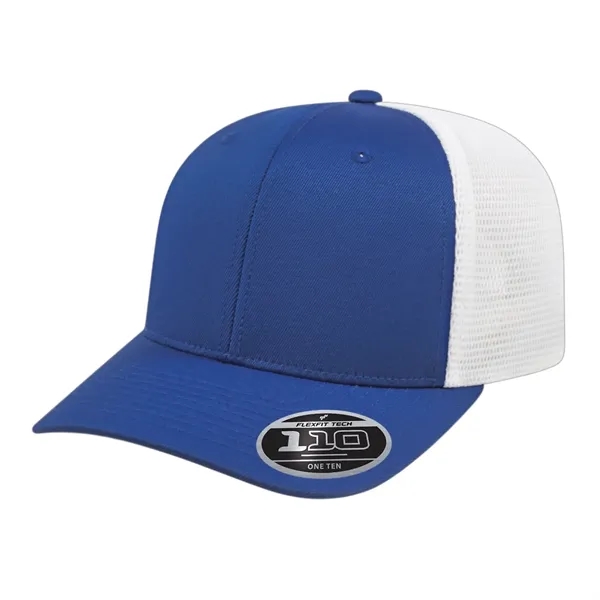Polyester spandex performance mesh trucker cap with plastic snap closure.... from ASI 43792 Cap America Inc