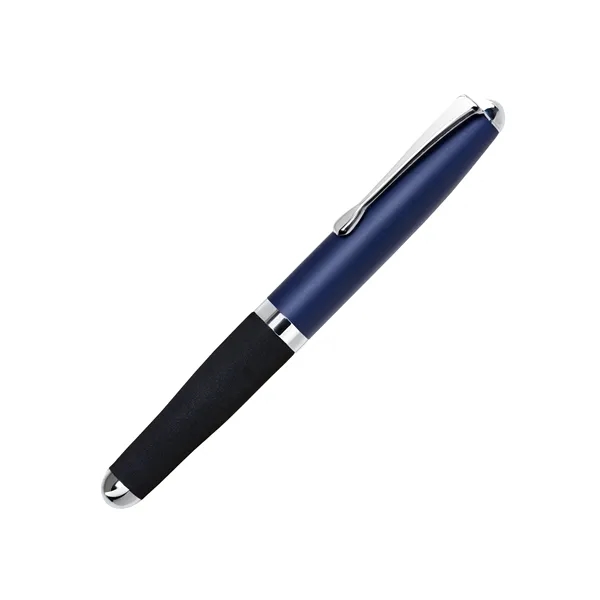 Mini aluminum cap-off ballpoint pen with a metal cap, ultra-comfort EVA... from ASI 68190 Lungsal / Lungsal