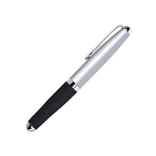 Mini aluminum cap-off ballpoint pen with a metal cap, ultra-comfort EVA... from ASI 68190 Lungsal / Lungsal