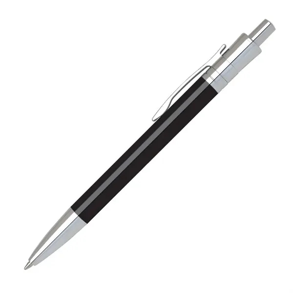 Aluminum click-action ballpoint pen with a lightweight, translucent colored barrel and... from ASI 68190 Lungsal / Lungsal