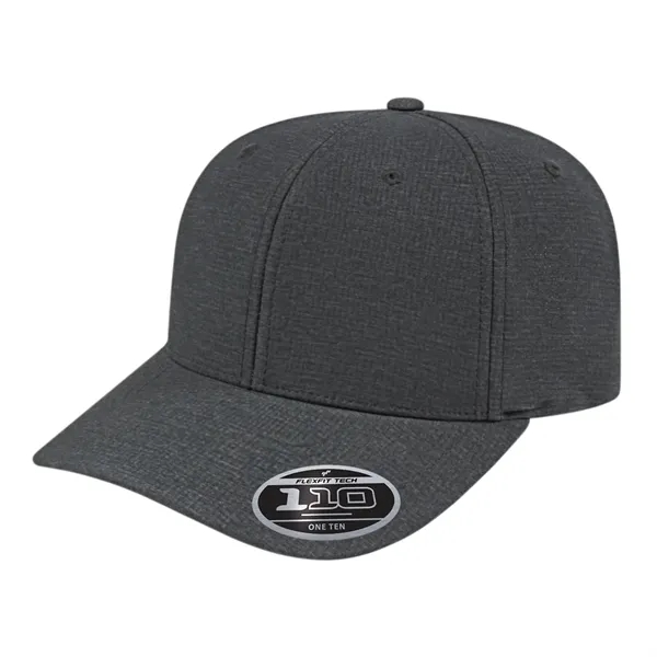 Melange polyester structured cap with adjustable snapback closure.... from ASI 43792 Cap America Inc