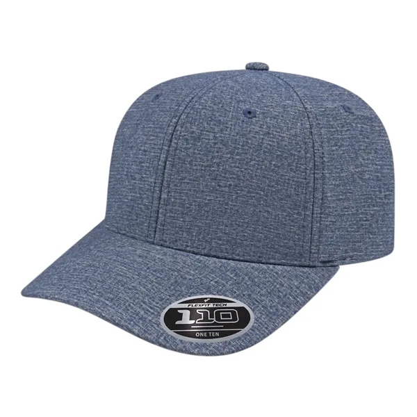 Melange polyester structured cap with adjustable snapback closure.... from ASI 43792 Cap America Inc