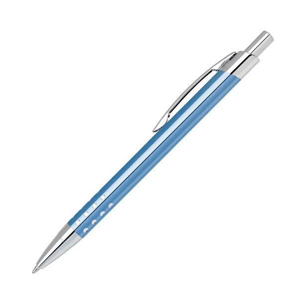 Kelvin-I Metal Pen with Anodized Barrel and Elegant Chrome Dotted Grip... from ASI 68190 Lungsal