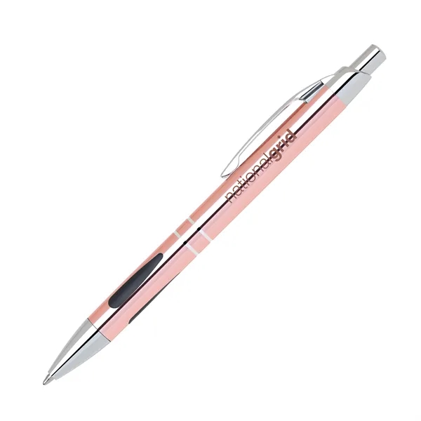 Click Action Aluminum Ballpoint Pen with Chrome Trims.... from ASI 68190 Lungsal / Lungsal